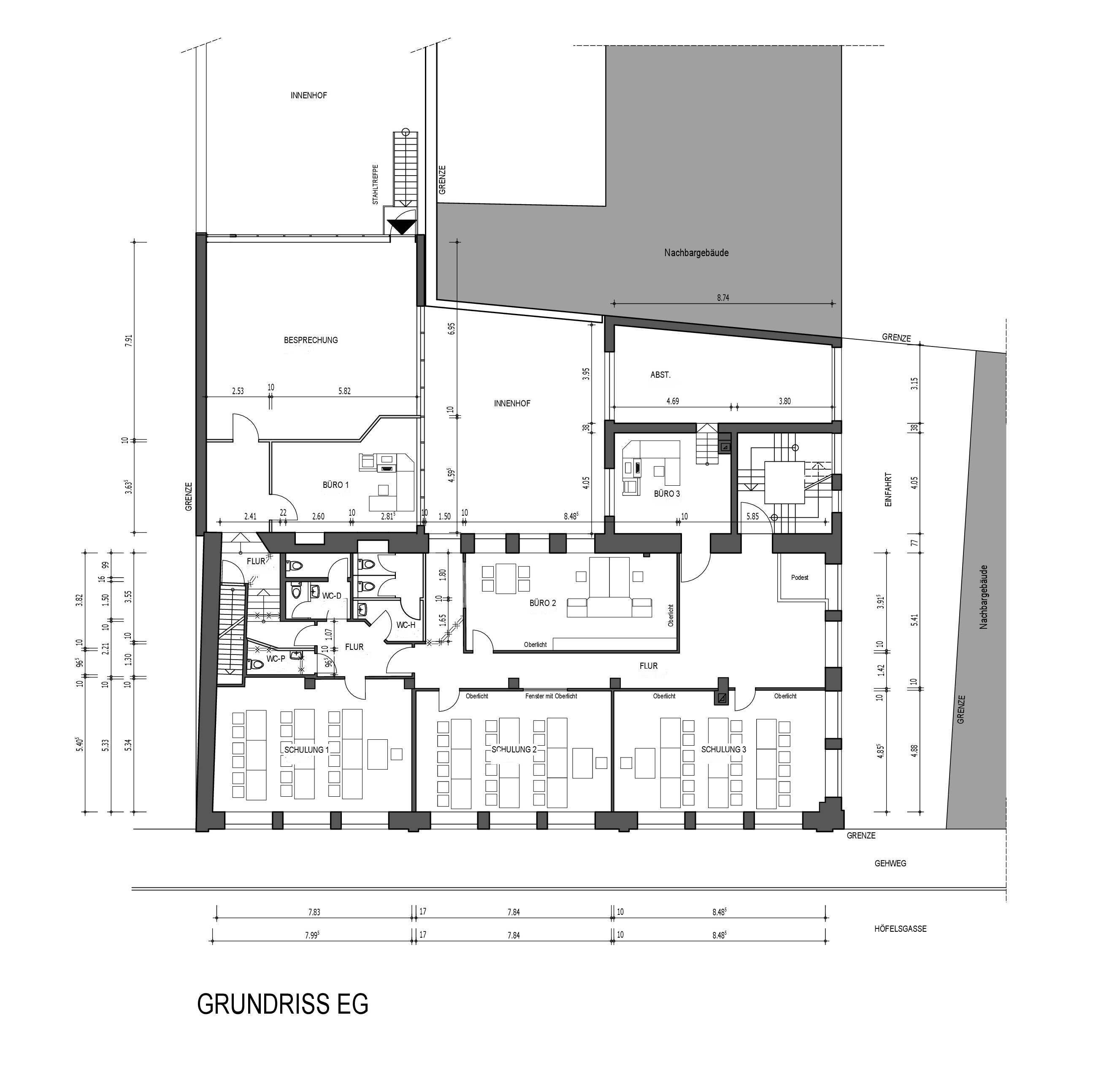 Bürofläche zur Miete 200 € 7 Zimmer teilbar von 25 m² bis 65 m² Innenstadt - West Pirmasens 66953