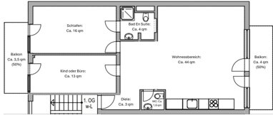 Wohnung zum Kauf Provisionsfrei 259.000 € 3 Zimmer 87,5 m² 1. Geschoss Rüttenscheid Essen 45130