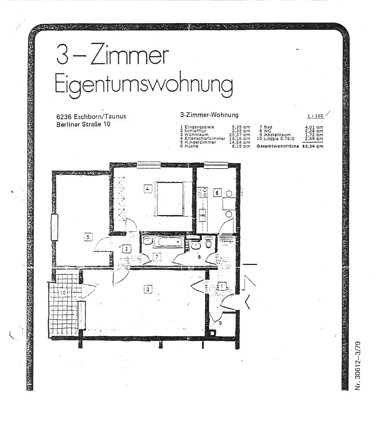 Wohnung zum Kauf provisionsfrei 138.000 € 3 Zimmer 82 m² frei ab sofort Berliner Str. 10 Eschborn Eschborn 65760