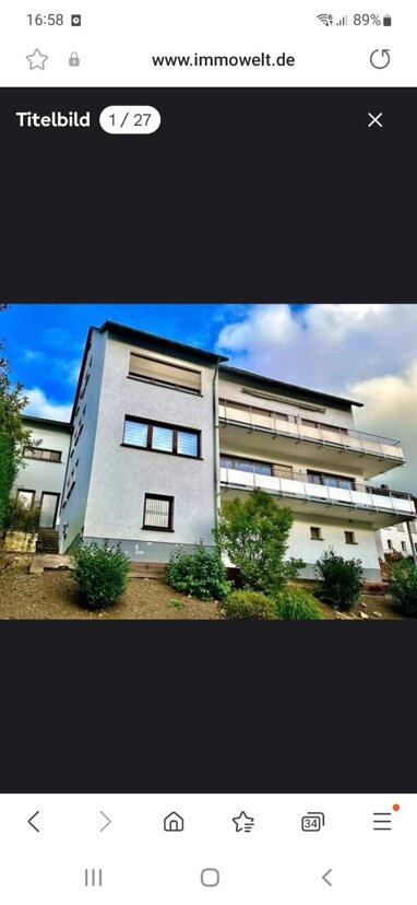 Wohnung zur Miete 900 € 3 Zimmer 110 m² -1. Geschoss frei ab sofort Weinbergsweg 7 Waldrach 54320