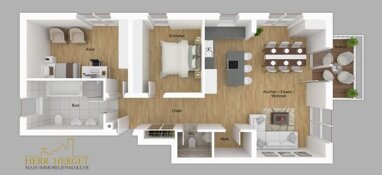 Wohnung zum Kauf 350.000 € 3 Zimmer 98 m² 1. Geschoss Faulbach Faulbach 97906