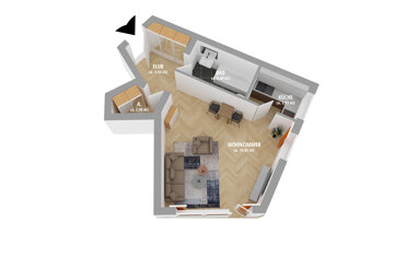 Wohnung zum Kauf 242.500 € 1 Zimmer 33 m² 1. Geschoss Glockenbach München 80469