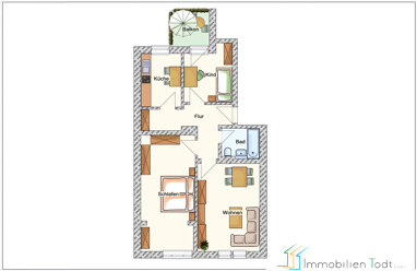 Apartment zur Miete 329 € 3 Zimmer 70 m² Moritzstr. 81 Neundorfer Vorstadt Plauen 08523