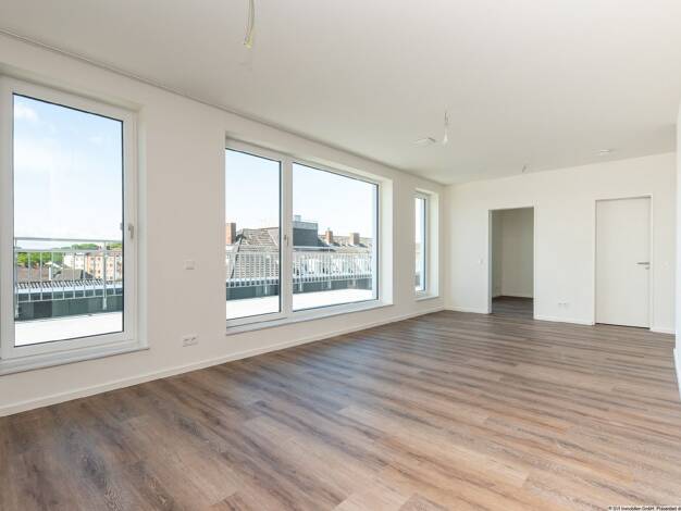 Wohnung zur Miete - Erstbezug 1.994 € 4 Zimmer 117,3 m² 5. Geschoss Kronshagener Weg 14c Exerzierplatz Kiel 24103