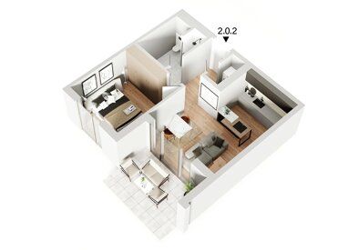 Wohnung zum Kauf Provisionsfrei 233.224,50 € 2,5 Zimmer 52,4 m² Dietenheim Dietenheim 89165