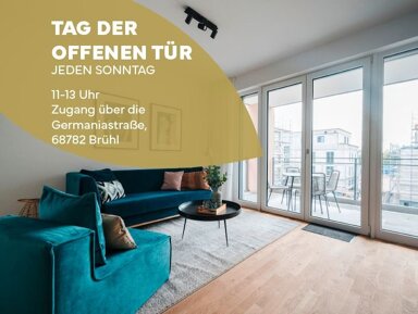 Terrassenwohnung zum Kauf provisionsfrei 424.300 € 3 Zimmer 78,3 m² 1. Geschoss Am Schrankenbuckel 16 Brühl 68782