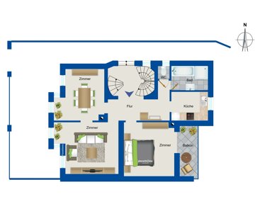 Mehrfamilienhaus zum Kauf 343.000 € 7 Zimmer 177 m² 279 m² Grundstück Innenstadt - Süd 3 Worms 67547