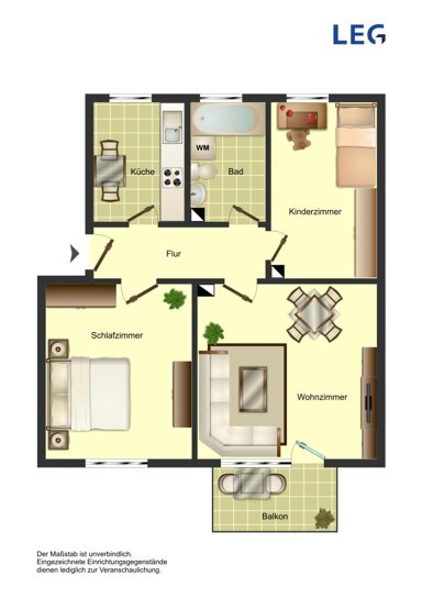 Wohnung zur Miete 449 € 3 Zimmer 59 m² 1. Geschoss frei ab 01.06.2025 Bachstraße 38 Weddinghofen Bergkamen 59192