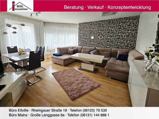 Wohnung zum Kauf 225.000 € 3 Zimmer 75 m² 1. Geschoss Martinsthal Eltville am Rhein 65344