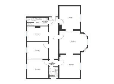 Wohnung zur Miete 1.450 € 5 Zimmer 155 m² 1. Geschoss Am Stadtpark 3 Kernstadt Stadthagen 31655