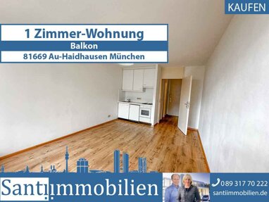 Wohnung zum Kauf 300.000 € 1 Zimmer 30 m² 6. Geschoss Obere Au München 81669
