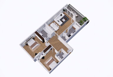 Wohnung zum Kauf provisionsfrei 386.000 € 3 Zimmer 96,6 m² 1. Geschoss Pennenfeld Bonn 53177