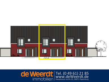 Reihenmittelhaus zum Kauf provisionsfrei 472.000 € 4 Zimmer 123 m² 125 m² Grundstück Ofenerdiek Oldenburg 26125