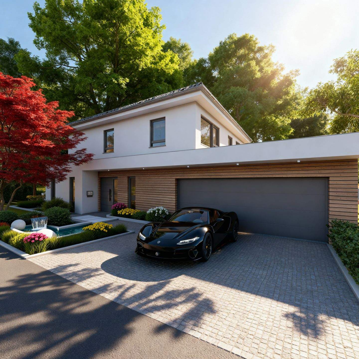 Lichtdurchflutetes, helles DESIGNERHAUS in sehr ruhiger und schönster Lage mit unverbaubarem Fernblick - AAA