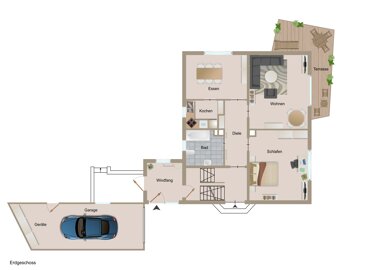 Mehrfamilienhaus zum Kauf 599.800 € 8 Zimmer 190 m² 496 m² Grundstück Nußloch Nußloch 69226