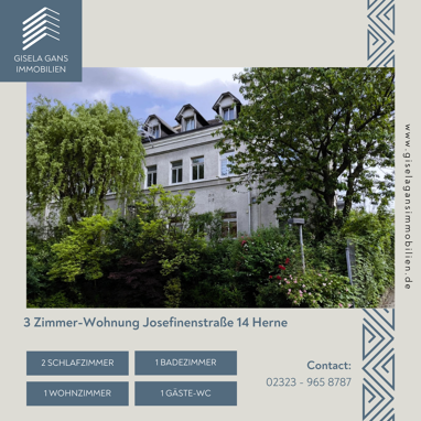 Wohnung zum Kauf 148.000 € 3 Zimmer 97 m² 1. Geschoss Josefinenstraße 14 Horsthausen Herne 44628