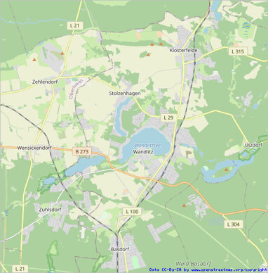 Land-/Forstwirtschaft zum Kauf 10.000 € 1.271 m² Grundstück Stolzenhagen Stolzenhagen 16348
