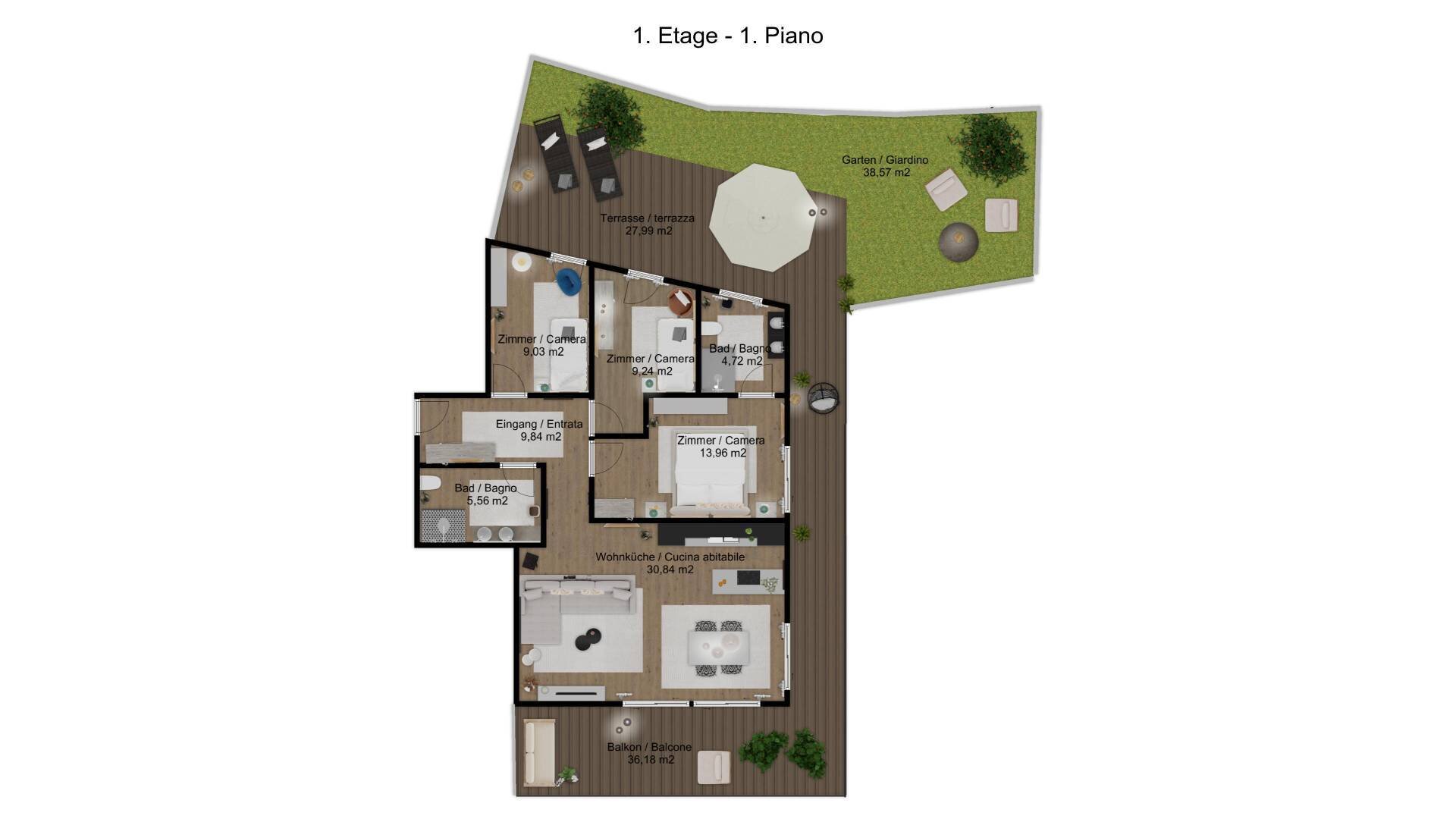Apartment zum Kauf 880.000 € 4 Zimmer 137 m²<br/>Wohnfläche 2. Stock<br/>Geschoss Welschnofen 39056
