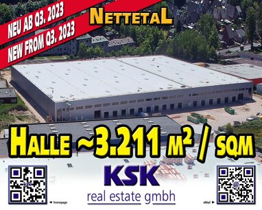 Lagerhalle zur Miete 5,80 € 3.211 m² Lagerfläche Breyell Nettetal 41334