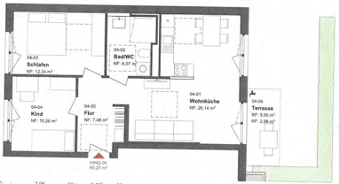 Apartment zur Miete 1.950 € 3 Zimmer 65 m² Dennewitzstr. Kreuzberg Berlin 10785