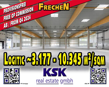 Logistikzentrum zur Miete Provisionsfrei 3.177 m² Lagerfläche teilbar von 995 m² bis 10.345 m² Innenstadt Frechen 50226