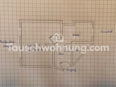 Wohnung zur Miete Tauschwohnung 500 € 1,5 Zimmer 48 m² 3. Geschoss Linden-Nord Hannover 30451