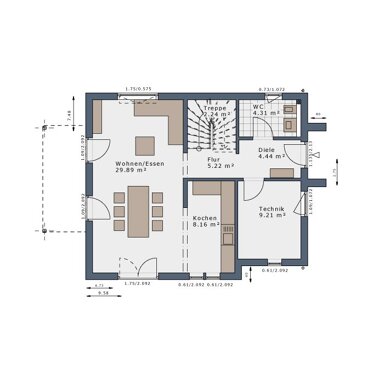 Einfamilienhaus zum Kauf provisionsfrei 564.000 € 5 Zimmer 120 m² 499 m² Grundstück Unterhausen Lichtenstein 72805