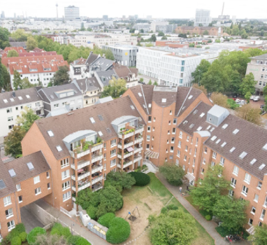 Wohnung zur Miete 1.500 € 3 Zimmer 94 m² 2. Geschoss Hansaallee 382 Oberlörick Düsseldorf 40547