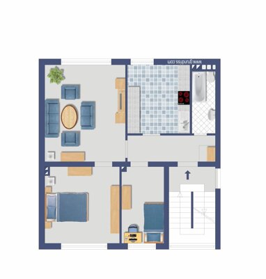 Wohnung zum Kauf Provisionsfrei 237.000 € 3 Zimmer 70,4 m² Erdgeschoss Sechzigstraße 111 Nippes Köln 50733