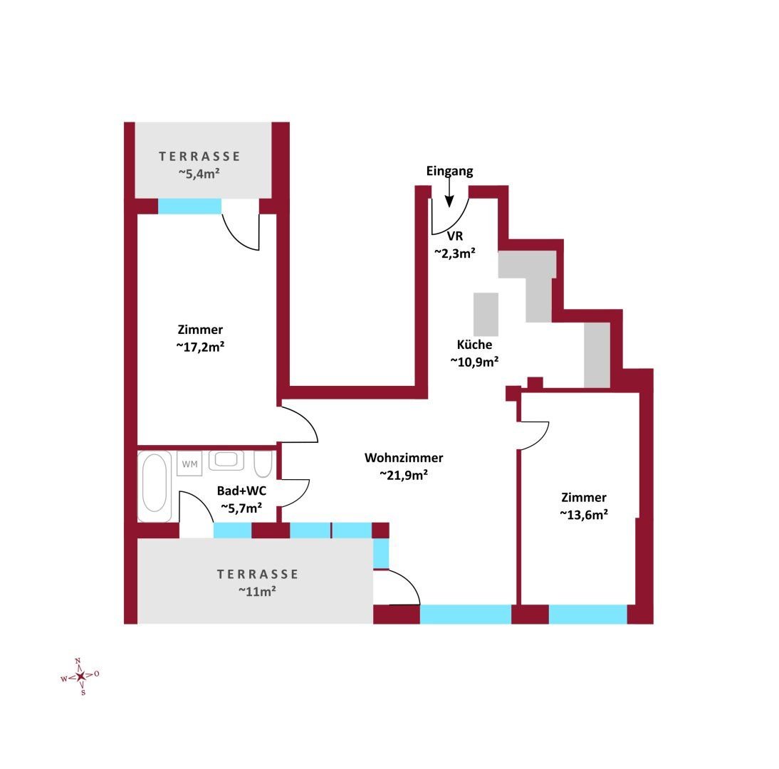 Wohnung zum Kauf 560.000 € 3 Zimmer 71,5 m²<br/>Wohnfläche Wien 1100