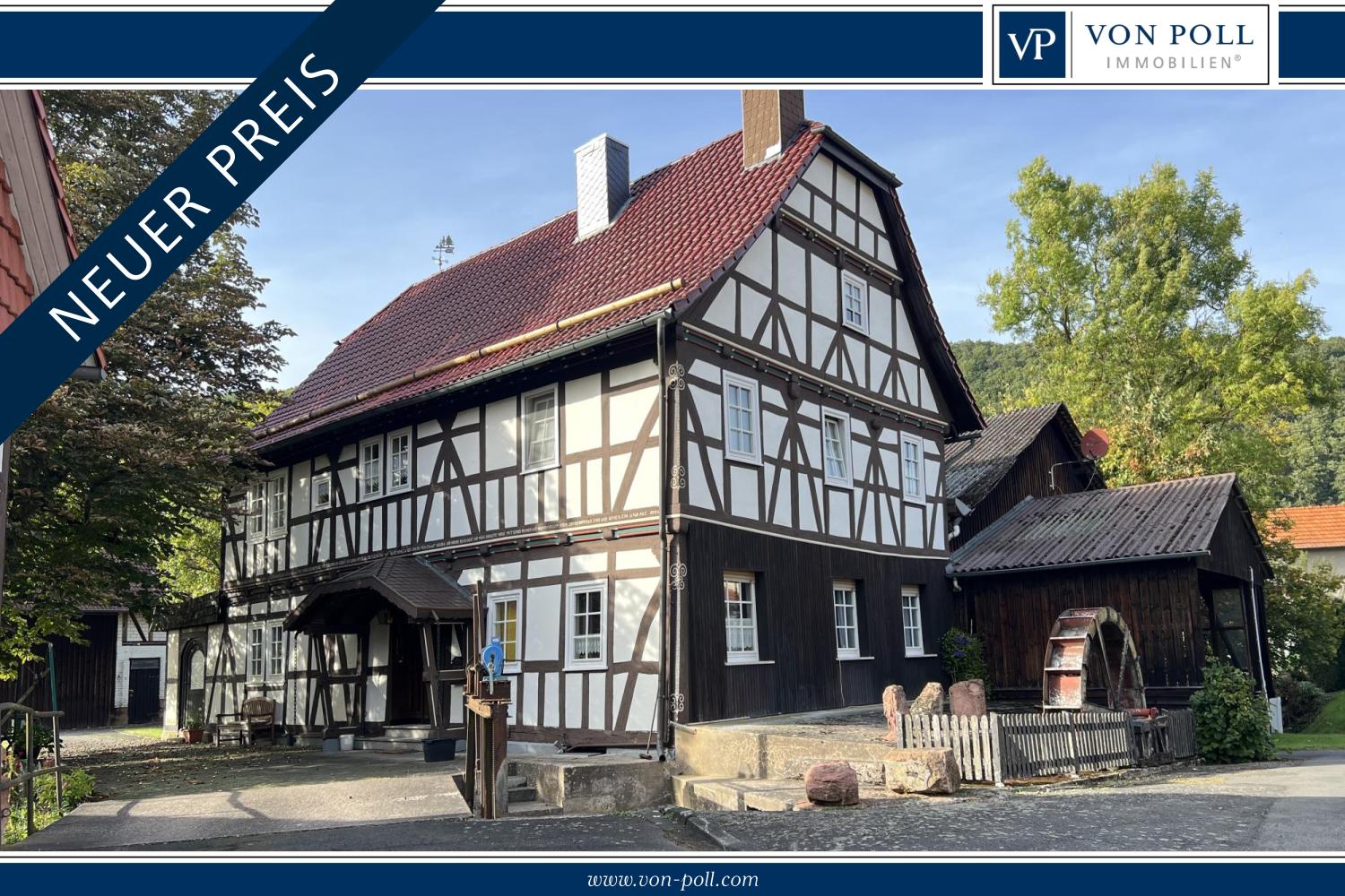 Bauernhaus zum Kauf 379.000 € 9 Zimmer 203 m²<br/>Wohnfläche 4.600 m²<br/>Grundstück Wichmannshausen Sontra / Wichmannshausen 36205