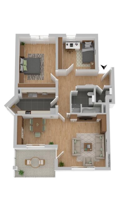 Wohnung zum Kauf Provisionsfrei 172.500 € 3 Zimmer 84,1 m² 2. Geschoss Heilbronner Straße 85 Reutenen Heidenheim 89522
