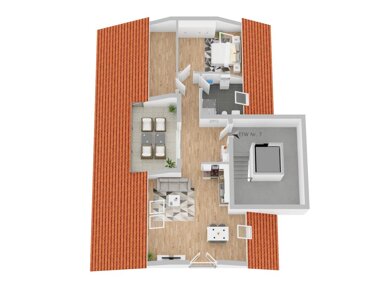 Wohnung zum Kauf provisionsfrei 336.600 € 2 Zimmer 76,6 m² 2. Geschoss Ob dem Dorf 3 Marbach Villingen-Schwenningen 78052