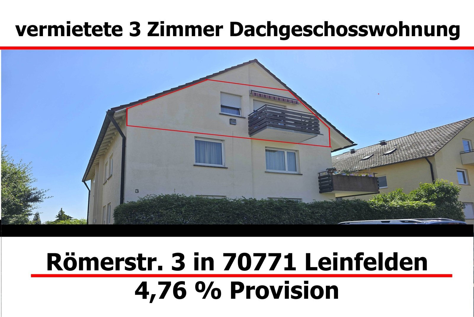 Wohnung zum Kauf 195.000 € 3 Zimmer 39 m²<br/>Wohnfläche 3.<br/>Geschoss Leinfelden Leinfelden-Echterdingen 70771