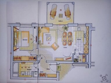Wohnung zur Miete 680 € 2 Zimmer 58,7 m² 2. Geschoss Gengenbach Gengenbach 77723