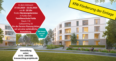 Terrassenwohnung zum Kauf provisionsfrei 110.000 € 2 Zimmer 64,3 m² EG frei ab sofort Nordend Fulda 36037