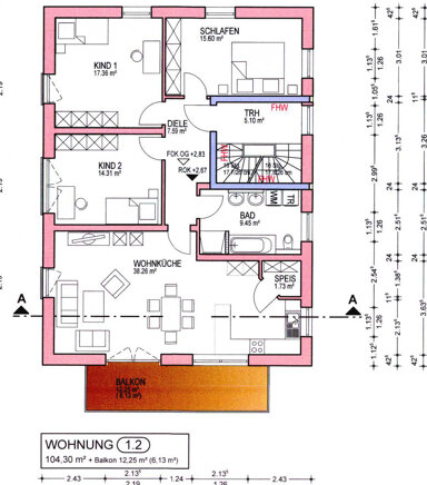 Wohnung zum Kauf 520.000 € 4 Zimmer 110,4 m² 1. Geschoss Saal Saal an der Donau 93342