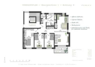 Wohnung zum Kauf Provisionsfrei 475.000 € 4 Zimmer 107,9 m² 1. Geschoss Lerchenbuck 10 Pleinfeld Pleinfeld 91785