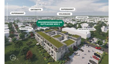 Wohnung zum Kauf Provisionsfrei 272.619 € 2 Zimmer 58,6 m² Erdgeschoss Duttlacher Weg 3 Kirrlach Waghäusel 68753