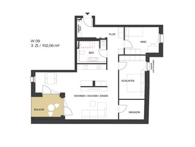 Wohnung zum Kauf Provisionsfrei 659.000 € 3 Zimmer 102,1 m² 1. Geschoss Bayerstraße 6 Innenstadt, Innreut 151 Rosenheim 83022