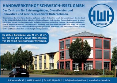 Bürokomplex zur Miete Provisionsfrei teilbar von 22 m² bis 80 m² Im Handwerkerhof 1 Issel Schweich 54338