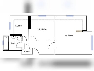 Wohnung zur Miete Tauschwohnung 400 € 2 Zimmer 65 m² Löbtau-Nord (Altlöbtau) Dresden 01159