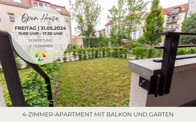 Wohnung zur Miete 1.400 € 4 Zimmer 113 m² Erdgeschoss Cunnersdorfer Straße 2 Sellerhausen-Stünz Leipzig 04318