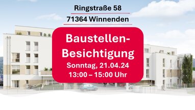 Wohnung zum Kauf 315.350 € 2 Zimmer 52 m² Erdgeschoss Ringstraße 58 Kernstadt 3 Winnenden 71364