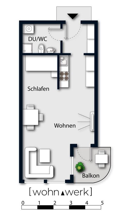 Apartment zum Kauf 110.000 € 1 Zimmer 42 m² 1. Geschoss Lohbrügge Hamburg 21031