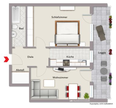 Wohnung zum Kauf 2 Zimmer 56 m² Gerbrunn 97218