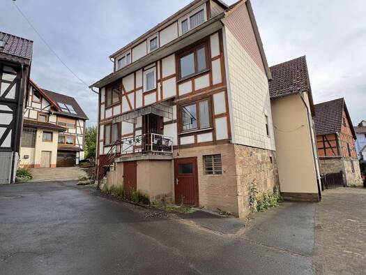 Einfamilienhaus zur Miete 820 € 5 Zimmer 110 m² 90 m² Grundstück Am Steg 6 Raboldshausen Neuenstein 36286