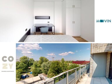 Apartment zur Miete 1.054,01 € 2 Zimmer 36,7 m² 6. Geschoss Billhorner Kanalstr. 45-47 Rothenburgsort Hamburg 20539
