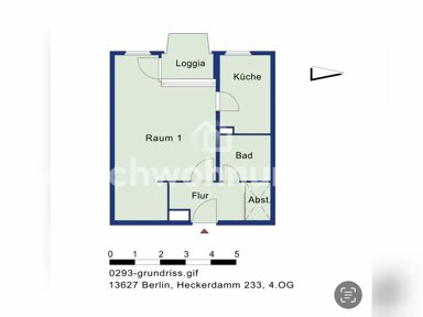 Wohnung zur Miete nur mit Wohnberechtigungsschein Tauschwohnung 279 € 1 Zimmer 38 m² 4. Geschoss Charlottenburg-Nord Berlin 13627