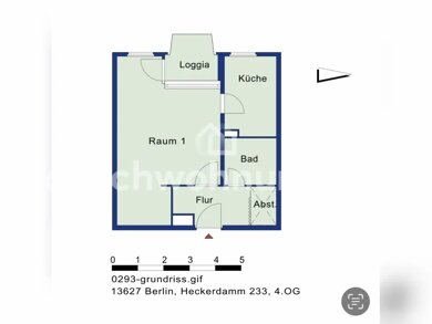 Wohnung zur Miete nur mit Wohnberechtigungsschein Tauschwohnung 279 € 1 Zimmer 38 m² 4. Geschoss Charlottenburg Berlin 13627